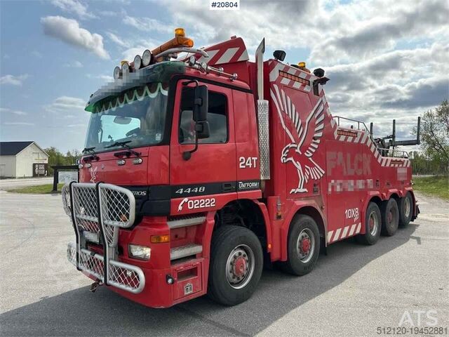 Pojazd do odzyskiwania danych Mercedes-Benz Actros 4448 8x8 heavy hauler w/ SWS body and low m