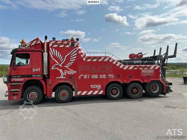 Pojazd do odzyskiwania danych Mercedes-Benz Actros 4448 8x8 heavy hauler w/ SWS body and low m