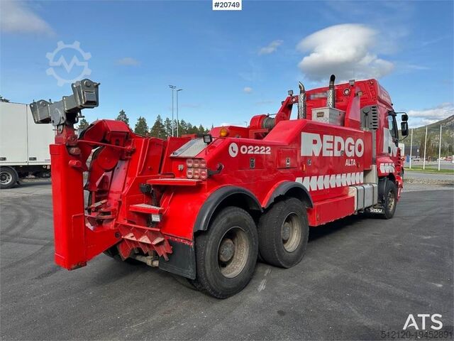 Bergingsvoertuig Sisu E18M 6x4 heavy excavator w/ EKA body and chains. W