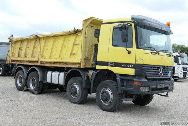 Autocamion basculant tridirecțional MERCEDES-BENZ 4140 AK Actros, Allrad, alter Tacho, 4x am Lager