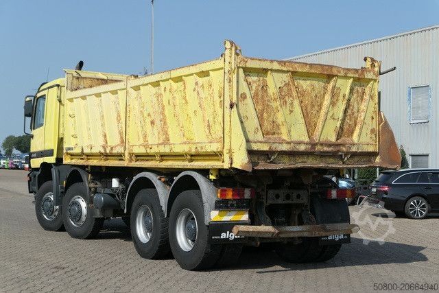 Autocamion basculant tridirecțional MERCEDES-BENZ 4140 AK Actros 8x8, Meiler, Allrad, Rollplane