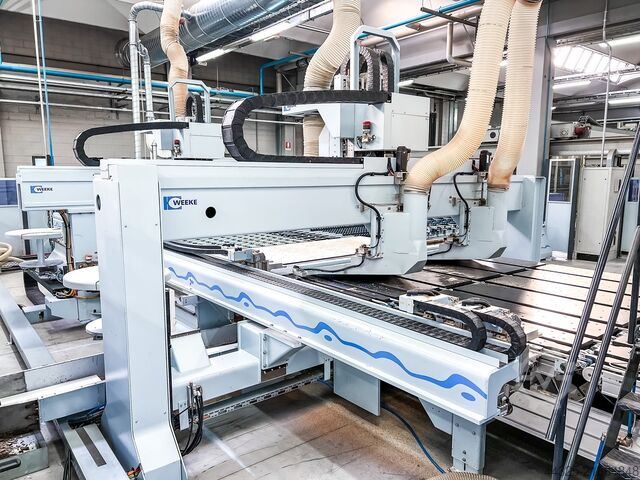 CNC Machine Centres With Flat Tables WEEKE PROFI BHC912/43/25