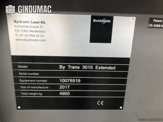 Macchina per il taglio laser CO2 Bystronic Bysprint Pro 2015