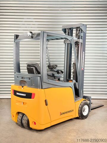 Elektrisk trehjuling Jungheinrich EFG 215 - Service Neu - Batterie 96% - Triplex