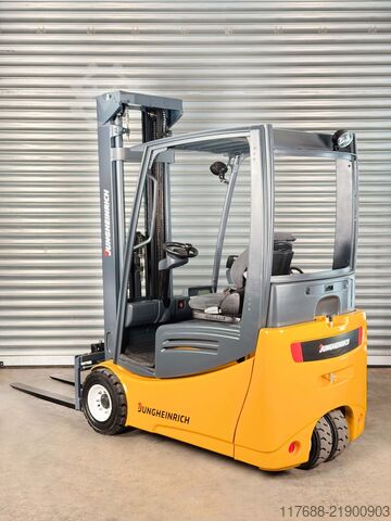 Elektrisk trehjuling Jungheinrich EFG 215 - Service Neu - Batterie 96% - Triplex