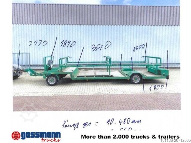 Ρυμουλκούμενο Empl TL 6,4 Spezial-Tiefladeanhänger, Ex-Polizei