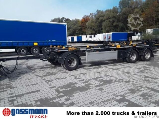 Kancalı vinçli dorse Hüffermann HSA-3, Vario Carrier, Absetzanhänger