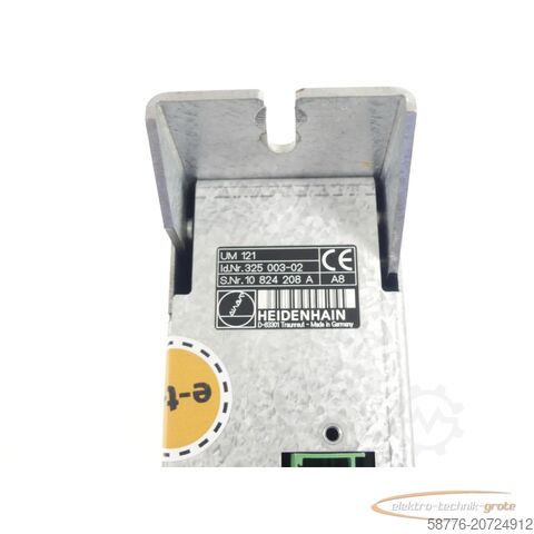 Componente Heidenhain Heidenhain UM 121 . 325 003-02 SN:10824208A - generalüberholt mit 3 Monaten Gewährleistung-