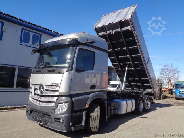 Driezijdige kipper MERCEDES-BENZ Actros 2648 6x2 3-S-Kipper Lift + Lenk Retarder