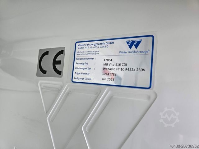 Izotermiczny van chłodnia MERCEDES-BENZ Vito 116 CDI FRISCHDIENST|2°C|FAHRT&STANDKÜHLUNG