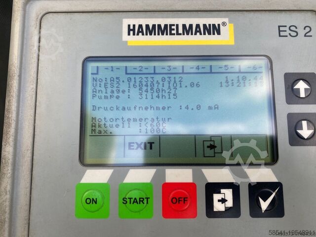 Vysokotlaké vodní tryskové zařízení 1120 bar 131 l Hammelmann HDP 233