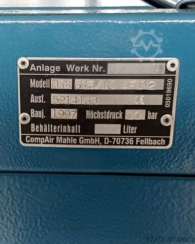 Schroefcompressor ComAir MSK G15/10 AF1N2