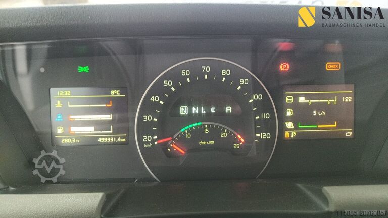 Vrachtwagen met portaalarmsysteem Volvo FH 500 Wage Pfreundt WK60/Silo/Gergen TAK 25 Z4