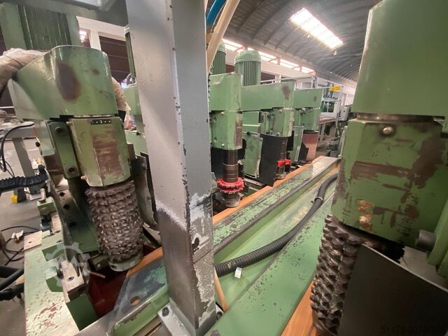 1994 Bacci FCH8 Διπλο-άξονος φρέζα με 4 κεφαλές ανά πλευρά (3 για φρεζάρισμα και 1 για λείανση) Bacci FCH8