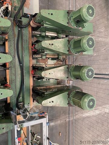 1994 Bacci FCH8 Διπλο-άξονος φρέζα με 4 κεφαλές ανά πλευρά (3 για φρεζάρισμα και 1 για λείανση) Bacci FCH8