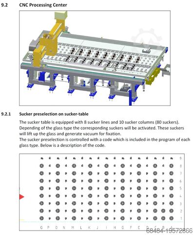 Mașină de șlefuit sticlă Benteler cnc grinding line + washer + sorting