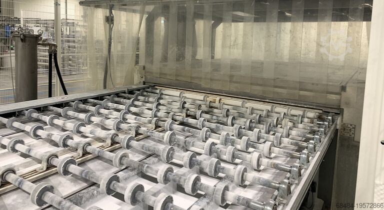 Maszyna do szlifowania szkła Benteler cnc grinding line + washer + sorting