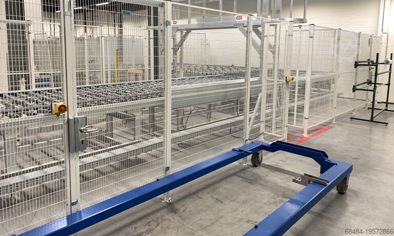 Mașină de șlefuit sticlă Benteler cnc grinding line + washer + sorting