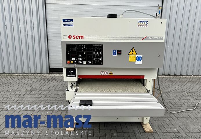 Wide belt sander SCM SANDYA 3S 1100 2 agregaty, trzewik