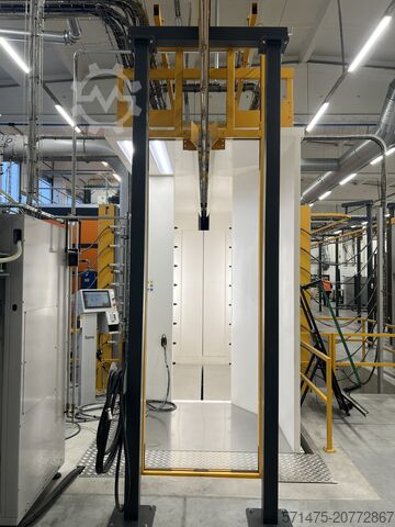 Αυτόματη γραμμή ηλεκτροστατικής βαφής πούδρας AABO-IDEAL + GEMA