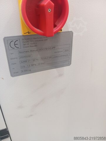 Mašina za proizvodnju kutija od kartona Solarco BOXMATIC Manual 25 DCFM-D