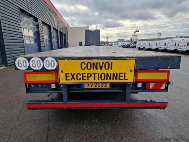 Açık yarı römork PLATEAU EXTENSIBLE MEGA