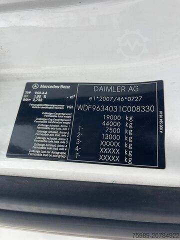Standaard-SZM Mercedes-Benz Actros 1845 WDF9634031C008330 , 2 tanks, Franc...