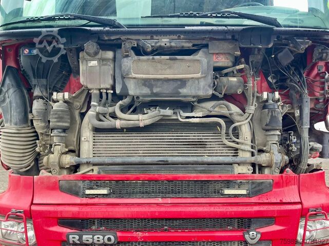 Chassis met cabine Scania R580 V8 6x4,RETARDER, FULL SPRING! hub reducti...
