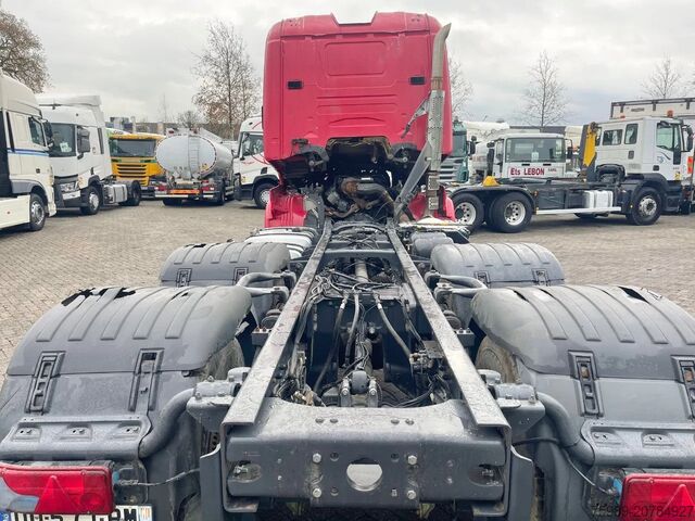 Chassis met cabine Scania R580 V8 6x4,RETARDER, FULL SPRING! hub reducti...