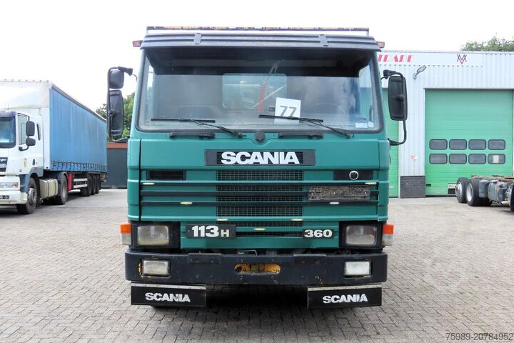 3-zijdige kipper Scania P113-360 8x4 FULL SPRING! SUPER CONDITION!