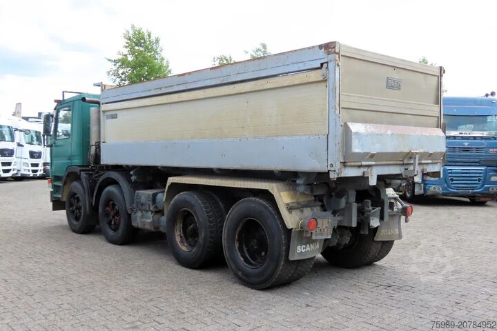 3-zijdige kipper Scania P113-360 8x4 FULL SPRING! SUPER CONDITION!