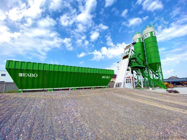Stationary concrete mixing plant FABO Concrete Mixing Plant 110 m3 Concrete Mixing Plant