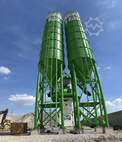 Stationary concrete mixing plant FABO Concrete Mixing Plant 110 m3 Concrete Mixing Plant