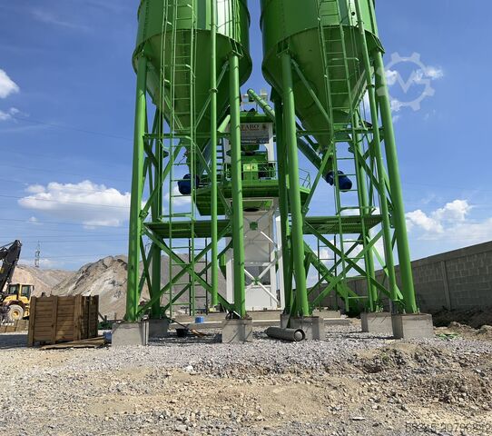 Stationary concrete mixing plant FABO Concrete Mixing Plant 110 m3 Concrete Mixing Plant