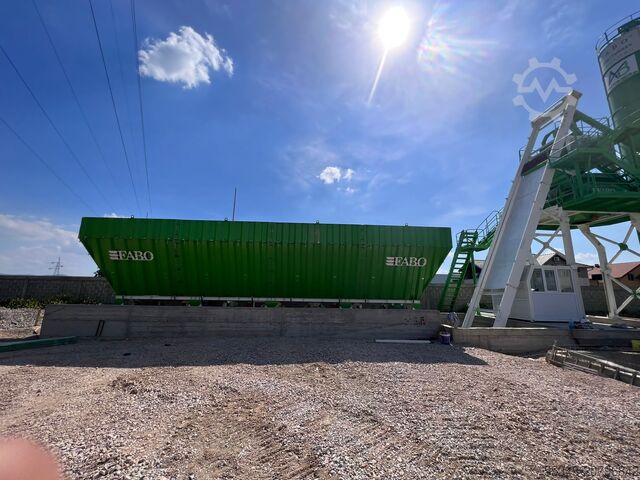 Stationary concrete mixing plant FABO Concrete Mixing Plant 110 m3 Concrete Mixing Plant