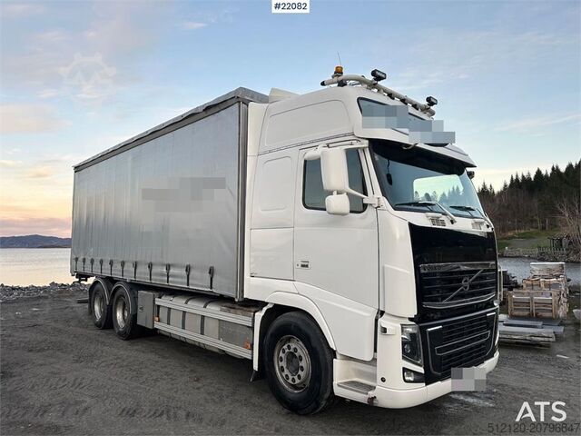 Box body Volvo FH16 700 Tandem Box Truck with Lift and Onspot
