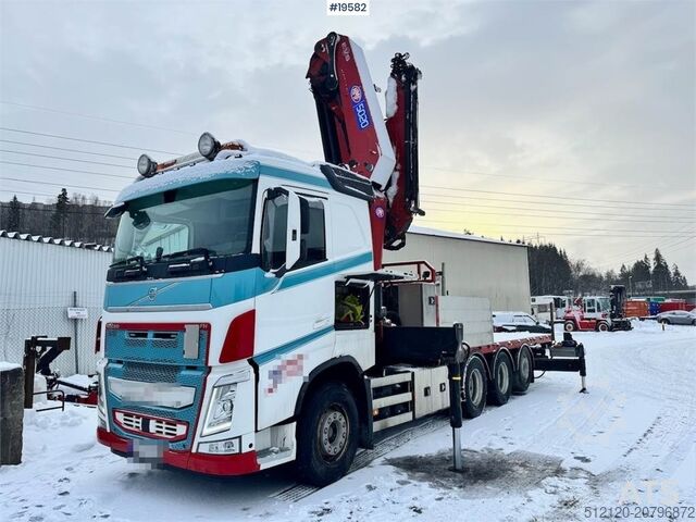 Crane Volvo FH540 8x4 Tridem Crane truck w/ 50 t/m HMF crane w