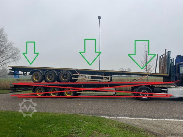 Flatbed Haan OPL 45 Heavy Duty (45Ton) / Rungen-Potholes /BP...