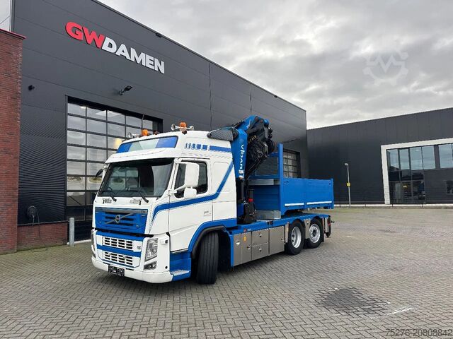 Standaard-SZM Volvo FM 420 6x2 Trekker/Bakwagen HMF 4720 + Flyjib ,...