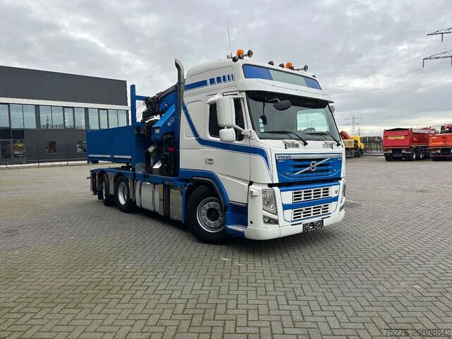 Standaard-SZM Volvo FM 420 6x2 Trekker/Bakwagen HMF 4720 + Flyjib ,...