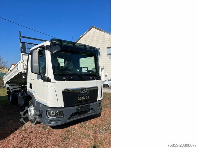 Tre-sidet tipbil MAN 8190 Kipper-ab Lager sofort 8,8 od.7,5toGG