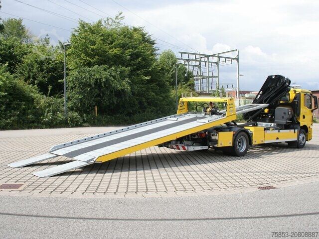 Takelwagen MAN TGM 18290 Bergefahrzeug mit HIAB Ladekran