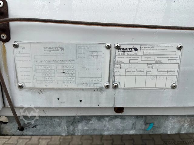 Schuifzeilen Schmitz Cargobull Mega Schuifzeil / Hydr. Hefdak / Saf-Disc / 09-...