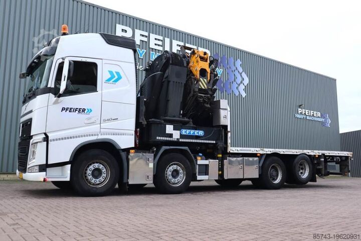 Alle terrein kraan Effer 955/8S Volvo 540 Euro 6, Valid Inspection, 8x2x4 D