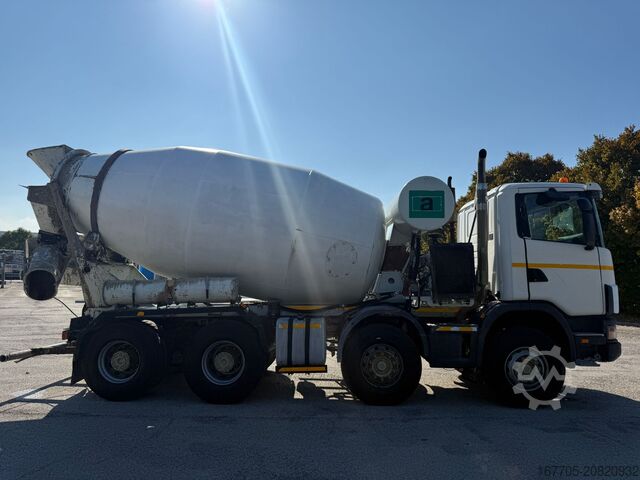 Autodomíchávač betonu SCANIA CV R 124 CB 8X4 HZ 420