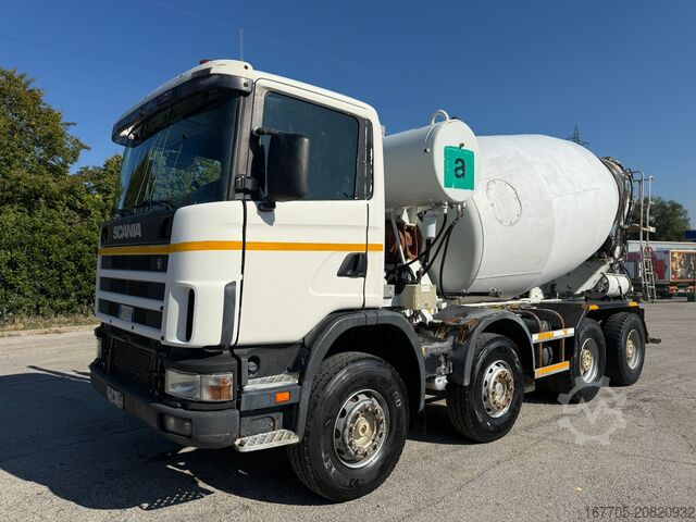 Autodomíchávač betonu SCANIA CV R 124 CB 8X4 HZ 420