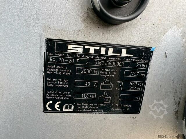 VS-22909 Carrello elevatore elettrico triplex Still RX20-20p STILL RX20-20p