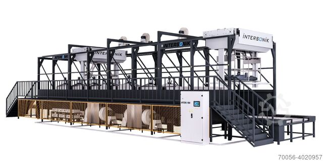 Ultraschallreiniger mit Robotertransfer INTERSONIK ROBOWASH