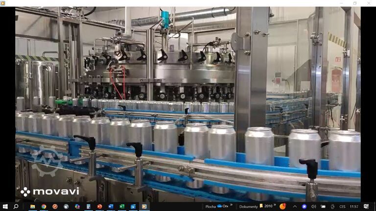 Macchina per la lavorazione delle bevande Canning line for beer 10000 cph 