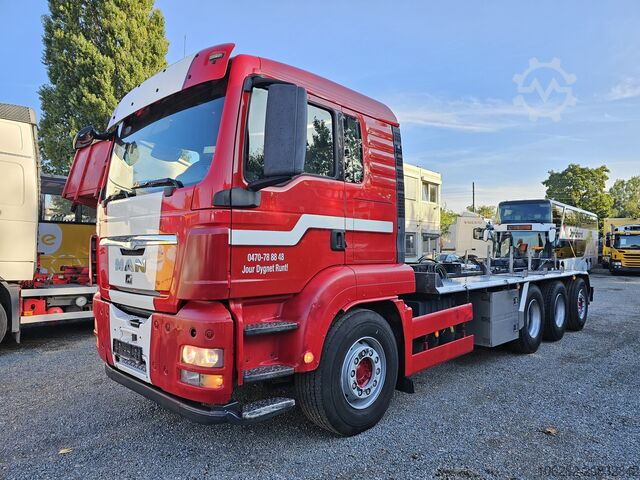 Truck chassis MAN TGS 35.440 8X4-4BL Lift+Lenk Manual PTO